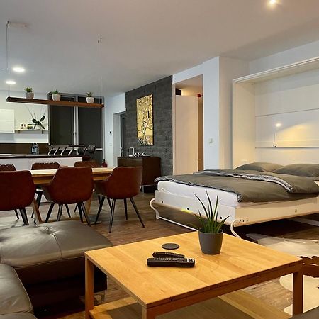 Apartment Leipzig Waldstrassenviertel Loft Terrasse, Redbull Arena Eksteriør billede